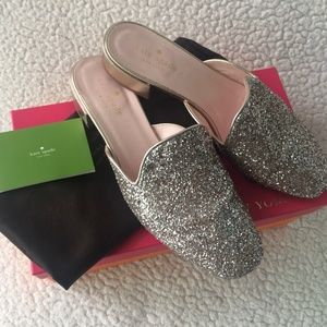Kate Spade Pale Bronze Gowan Mules